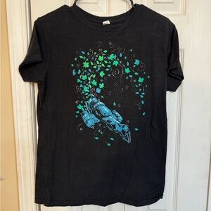 Firefly Serenity Leaf on the Wind Women’s Graphic Nerd Tee Size XL Slim Fit